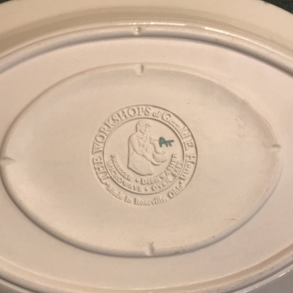 Gerald Henn-Vintage Stoneware Serving Plater w/tray-EUC - Picture 5 of 8